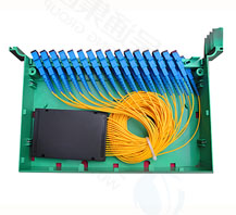 PLC tray optical splitter